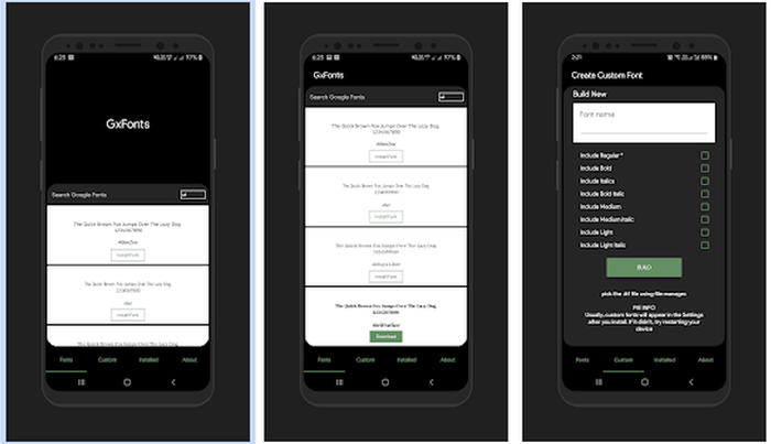 GxFonts For Samsung Galaxy J7 Pro / Prime