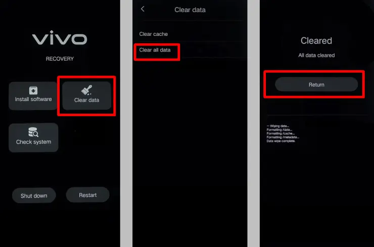 Hard Reset Vivo Y15