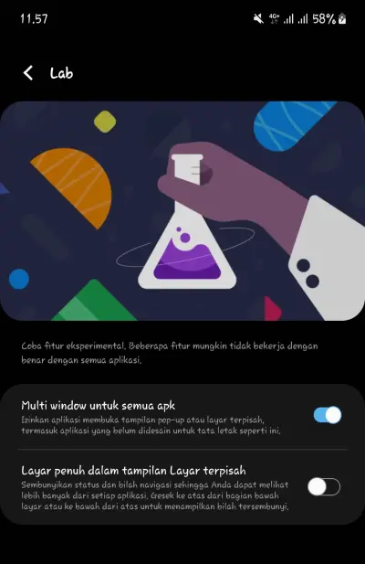 Multi Window untuk semua aplikasi