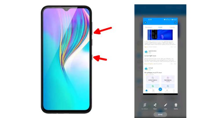 Cara Screenshot Infinix Dengan Kombinasi Tombol
