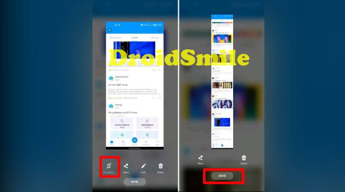 Cara Screenshot Panjang Infinix