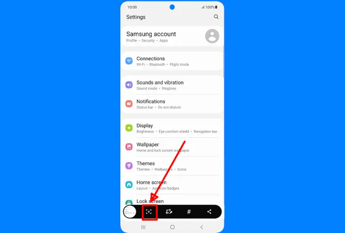 Screenshot Panjang Samsung A32