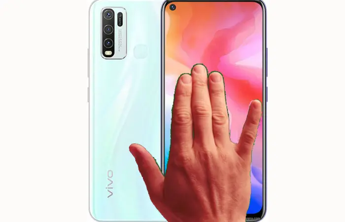 Screenshot Tiga Jari Vivo Y30