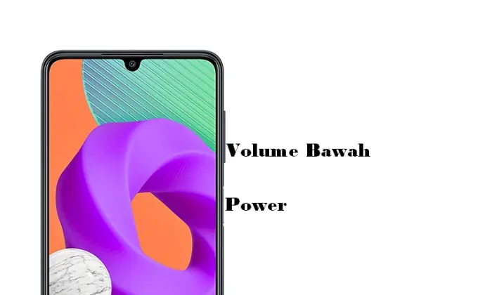 Screenshot Samsung M22 Tombol Fisik
