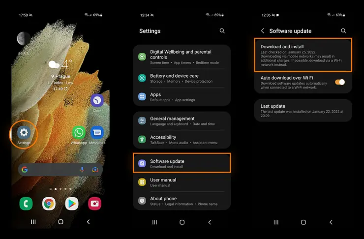 Update Software Android