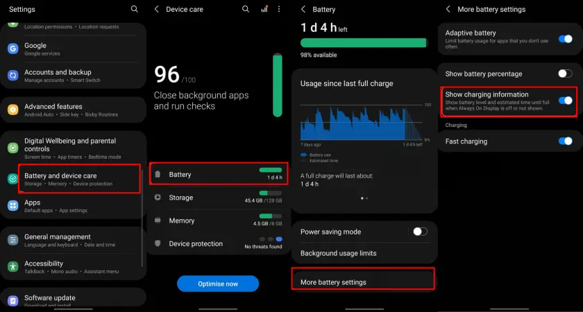 Fitur Baterai dan Perawatan Perangkat