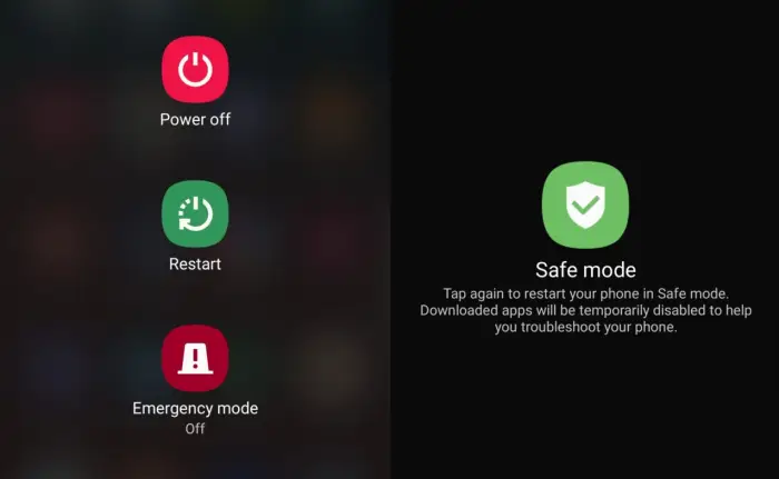 Safe Mode Samsung