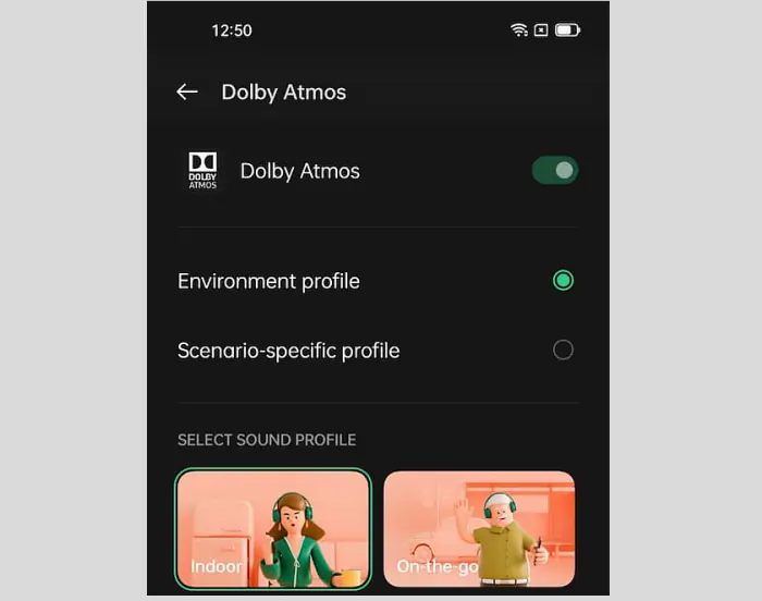 Aktifkan Dolby ATMOS Oppo