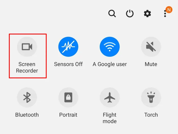 Merekam Gamepaly Melalui Panel Notifikasi Samsung