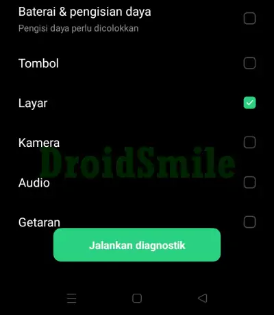Jalankan Diagnostik Realme