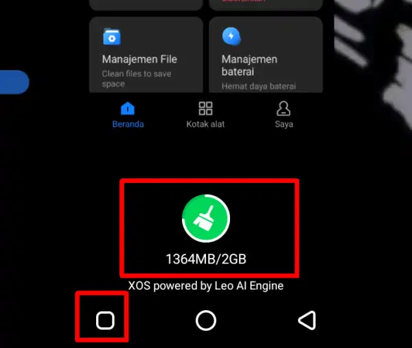 Cek Penggunakan RAM Melalui Recent Apps