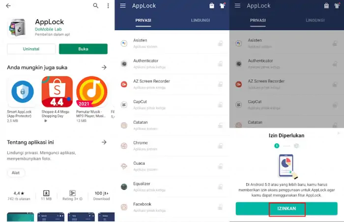 Kunci Aplikasi Vivo Dengan Applock