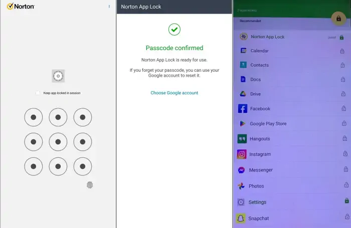 Kunci Aplikasi Vivo Dengan Norton Lock