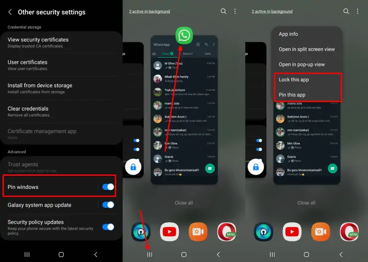 Cara Kunci Aplikasi Samsung Dengan Pin Windows