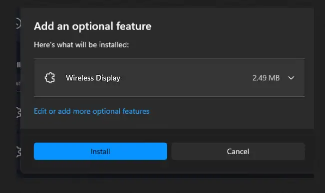 Install Wireless Display di Laptop