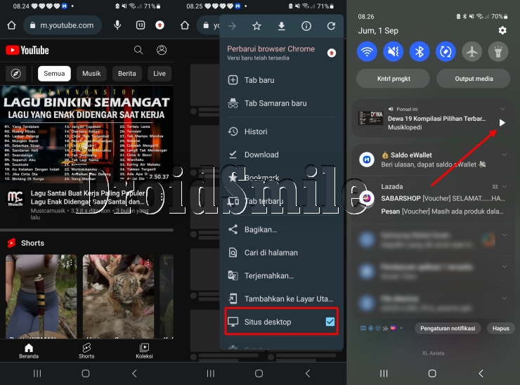 Putar Youtube di Latar Belakang Samsung Tanpa Aplikasi Tambahan