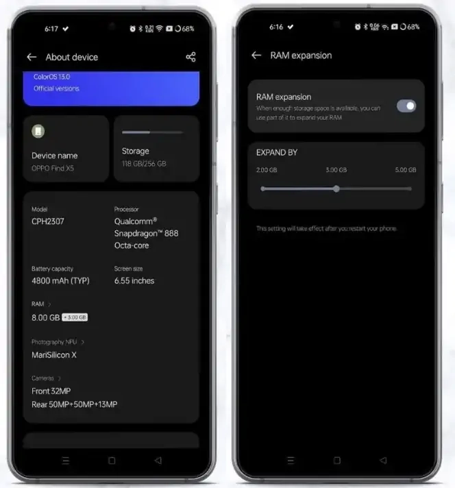 Cara Menambah RAM Oppo ColorOS 13