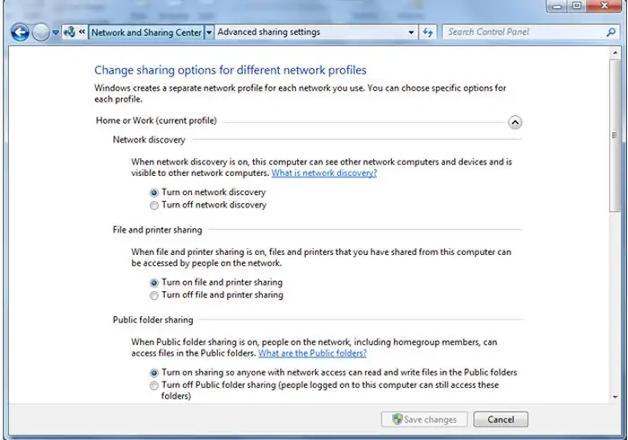 Sharing Printer di Windows 7