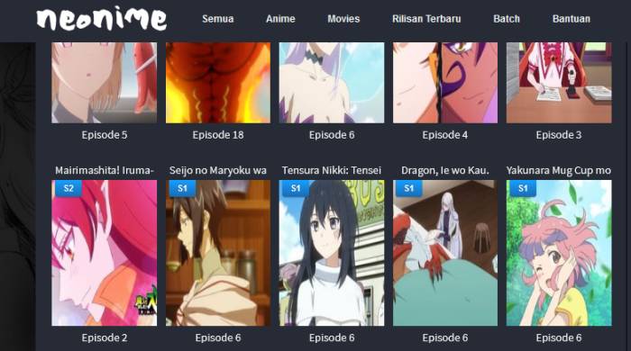 Situs Download Anime Neonime
