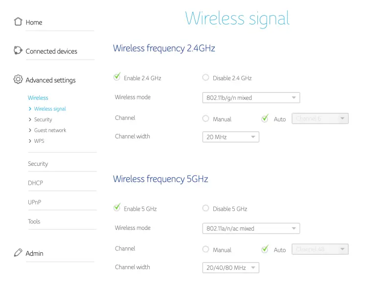 Wireless signal
